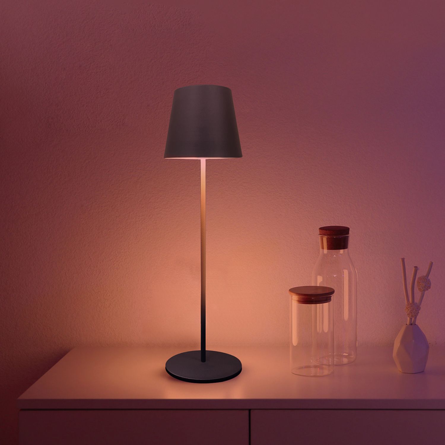 Стиль жизни и мода Портативная настольная лампа RGB для использования вне помещений