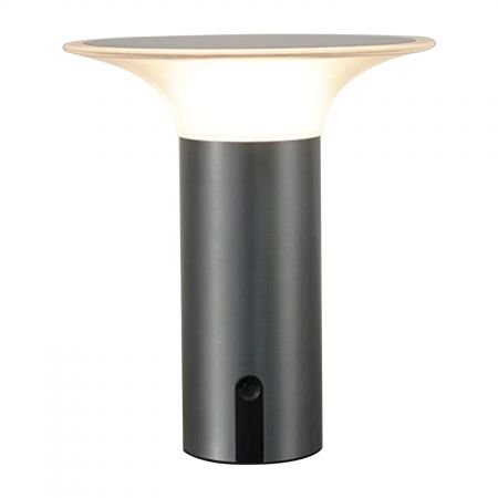 Lámpara de mesa para interior/exterior con funcionamiento solar