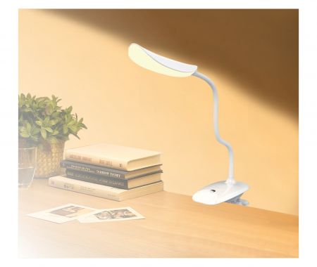 Luz LED recargable con clip